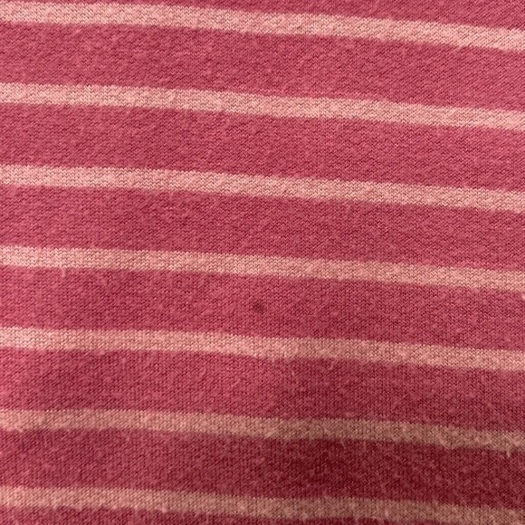 Lou & Grey Striped Cowl Neck Long Sleeve Top Stretchy Soft Knit Barbiecore - Picture 12 of 15